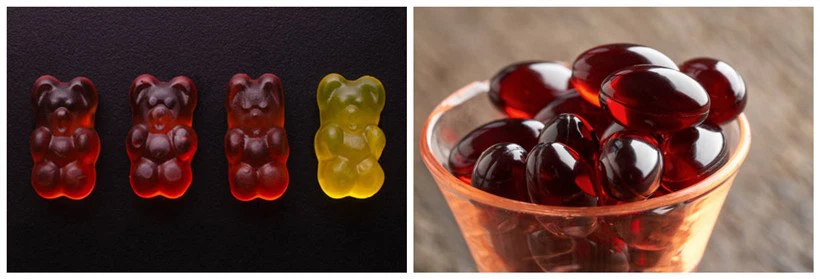 Astaxanthin softgel and gum sugar Astaxanthin softgel and gum sugar